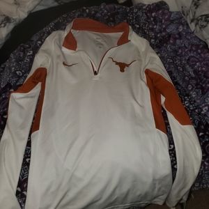Texas longhorn half zip